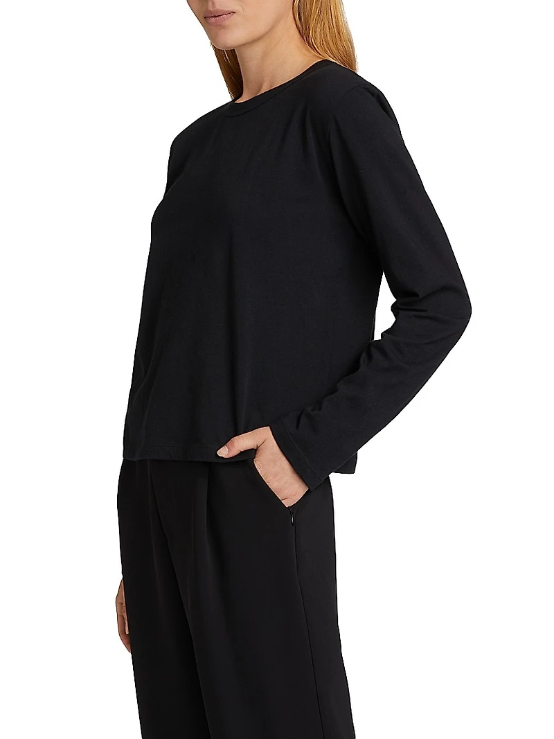 Margo Cotton Long-Sleeve T-Shirt