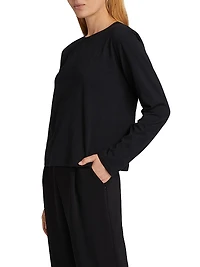 Margo Cotton Long-Sleeve T-Shirt