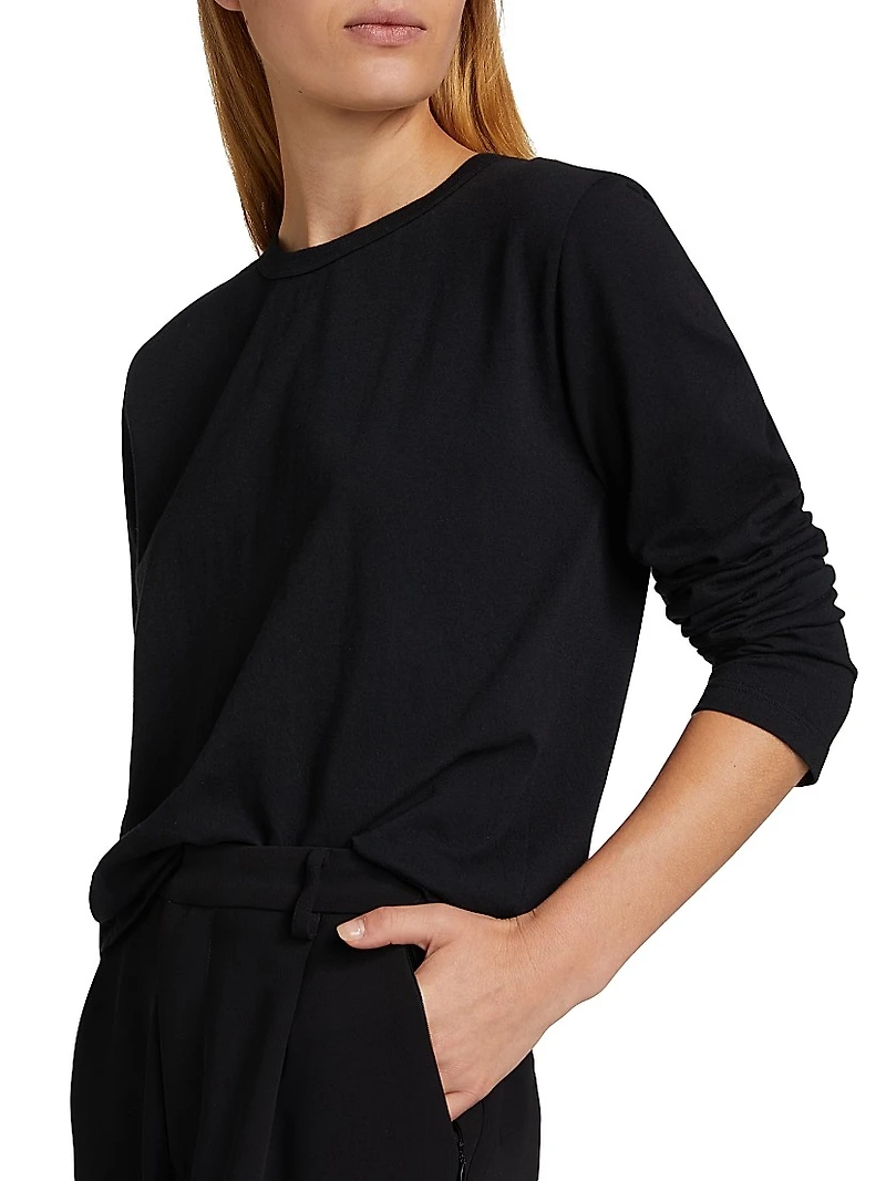 Margo Cotton Long-Sleeve T-Shirt