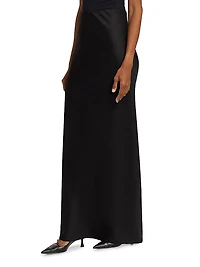 Greta Satin Maxi Skirt