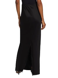 Greta Satin Maxi Skirt