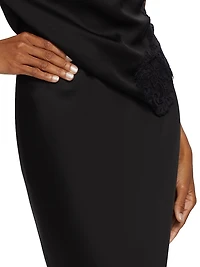 Greta Satin Maxi Skirt