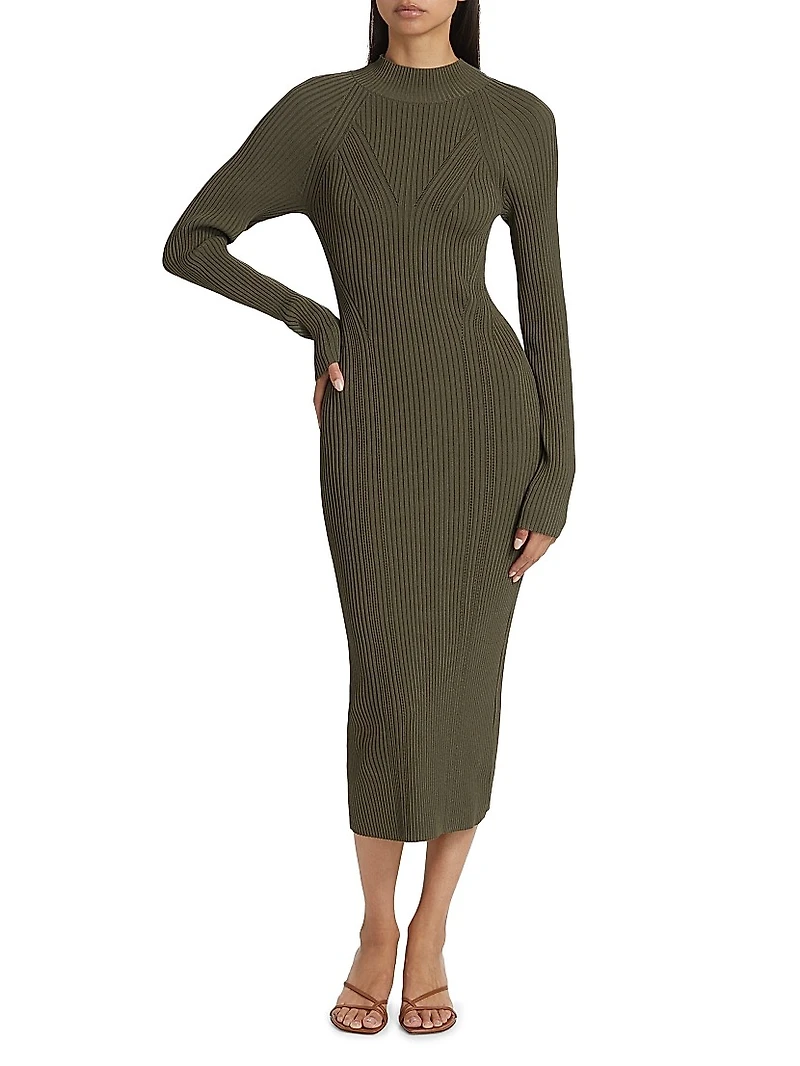 Halle Knit Midi-Dress