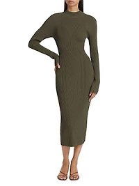 Halle Knit Midi-Dress