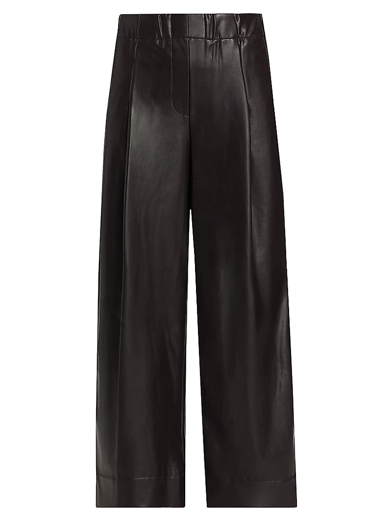 Jones Tie-Waist Wide-Leg Pants