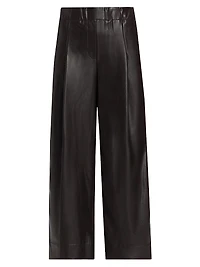 Jones Tie-Waist Wide-Leg Pants