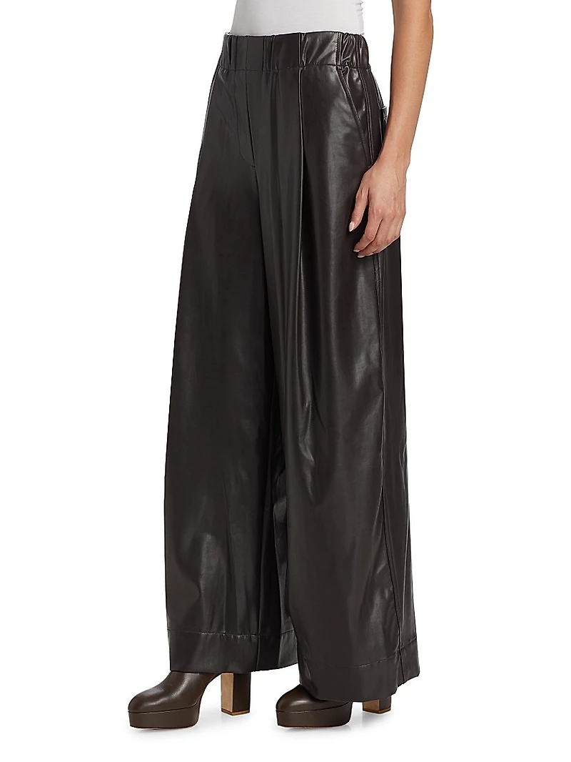 Jones Tie-Waist Wide-Leg Pants