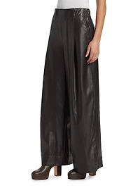 Jones Tie-Waist Wide-Leg Pants
