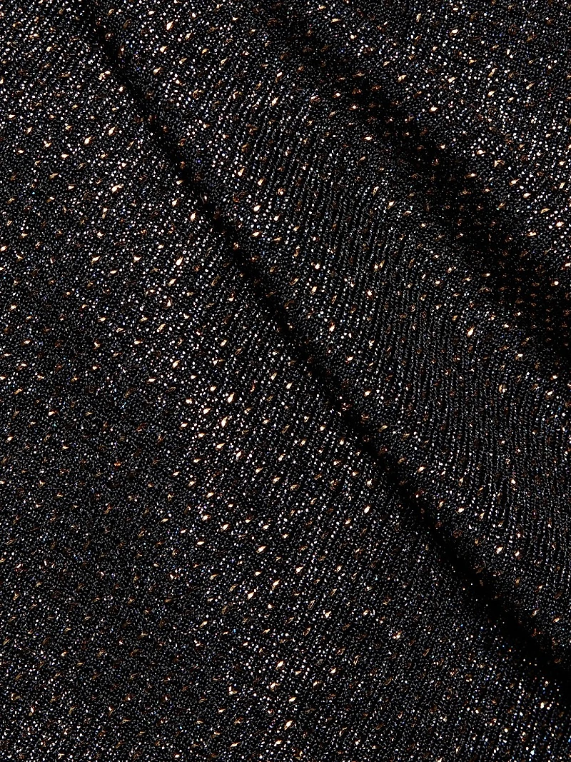 Metallic Jersey Body-Con Gown