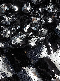 Beetlejuice II x RodarteCheckered Sequined Halter Gown