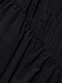 Amy Asymmetric Ruffle Midi-Dress