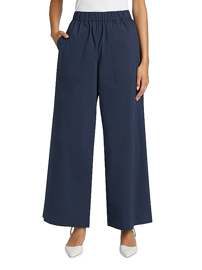 Arden Wide-Leg Pull-On Pants