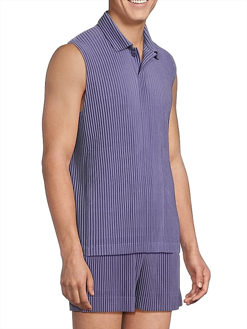 Monthly Colors: July Sleeveless Polo Shirt