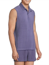 Monthly Colors: July Sleeveless Polo Shirt