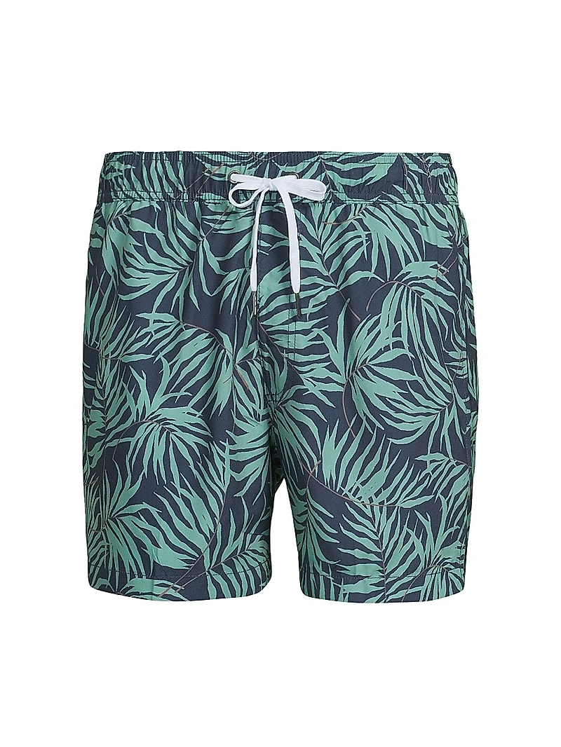 COLLECTION Leaves Silhoutte Swim Trunks
