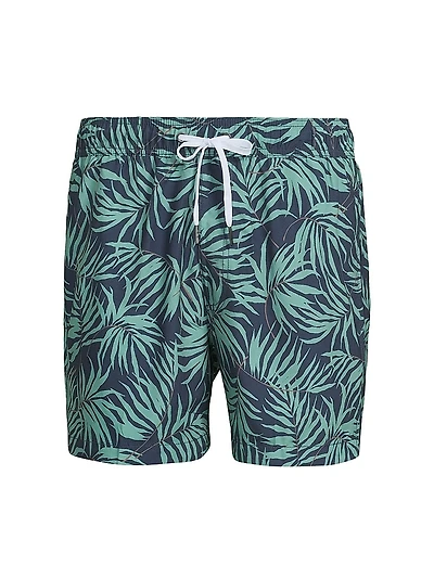 COLLECTION Leaves Silhoutte Swim Trunks