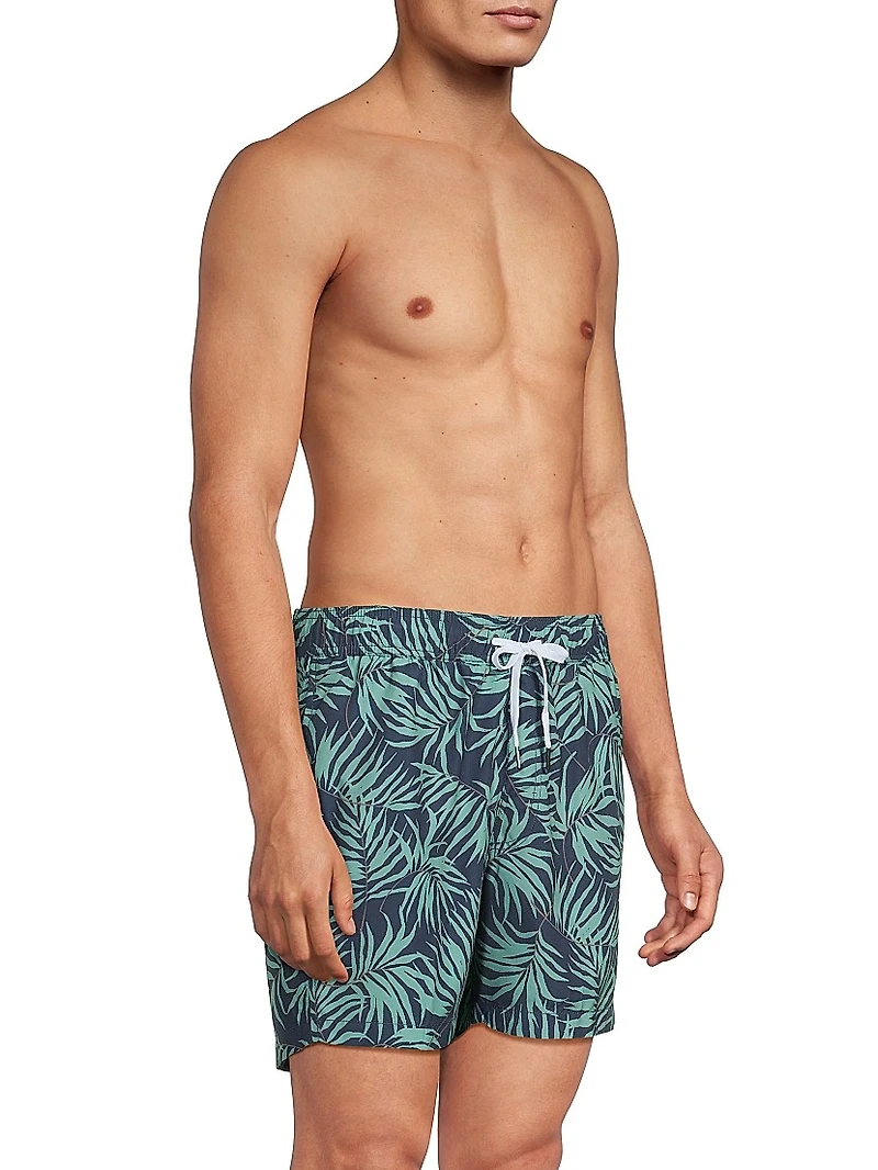 COLLECTION Leaves Silhoutte Swim Trunks