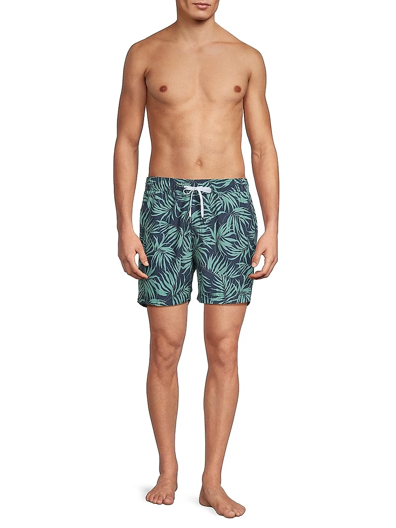 COLLECTION Leaves Silhoutte Swim Trunks