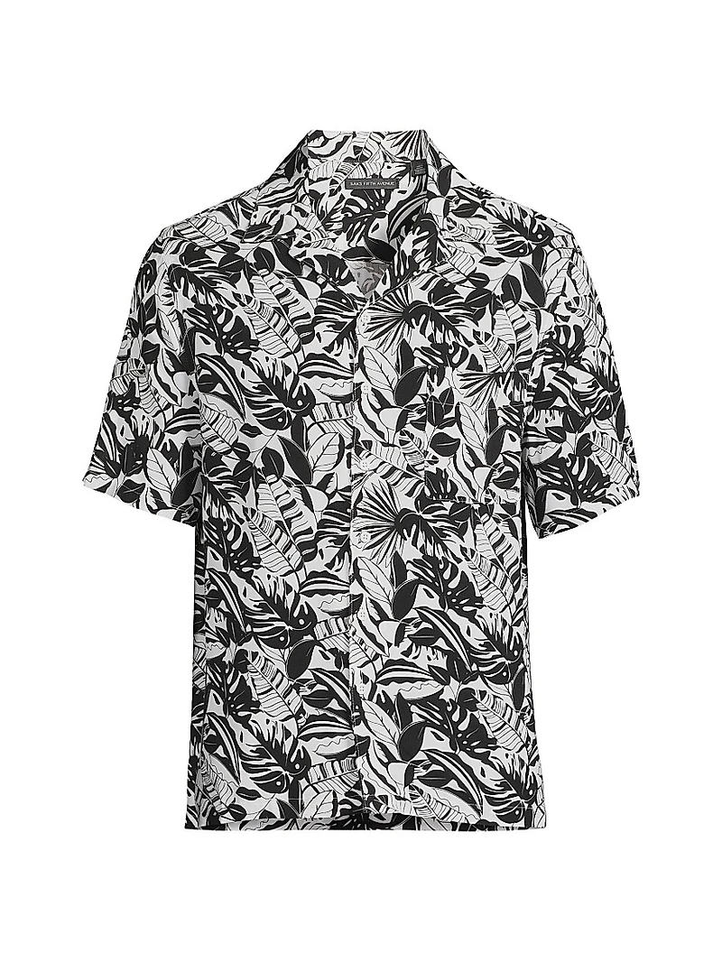 COLLECTION Graphic Tropics Camp Shirt