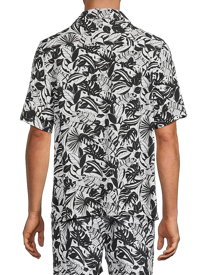 COLLECTION Graphic Tropics Camp Shirt