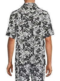 COLLECTION Graphic Tropics Camp Shirt