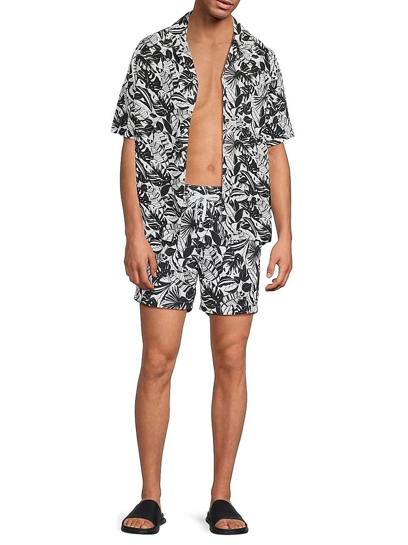 COLLECTION Graphic Tropics Camp Shirt