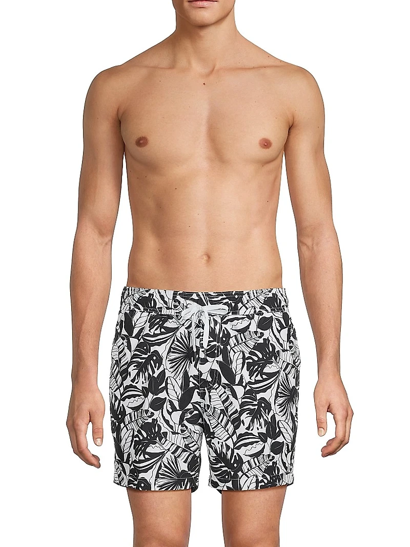COLLECTION Graphic Tropics Swim Trunks