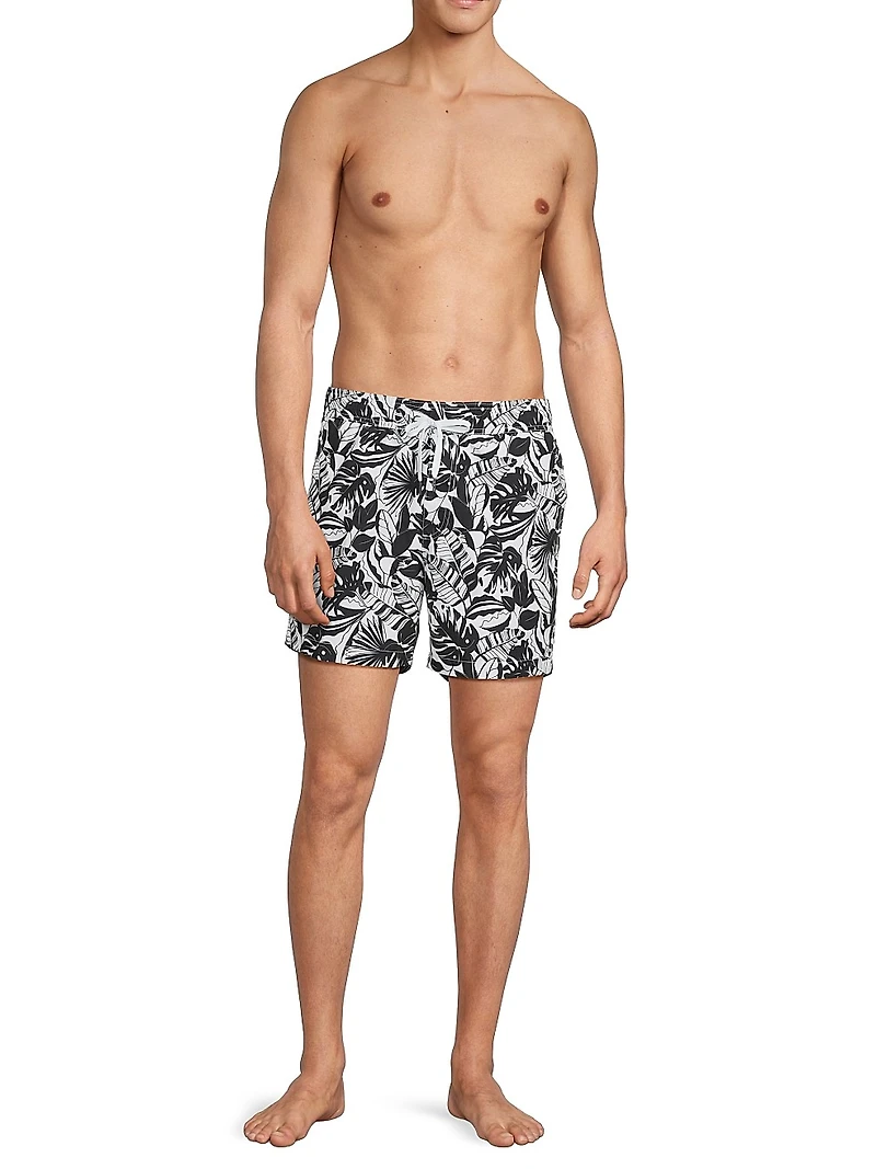COLLECTION Graphic Tropics Swim Trunks