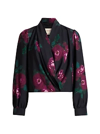 Jackie Floral V-Neck Blouse