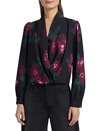 Jackie Floral V-Neck Blouse