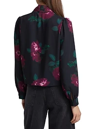 Jackie Floral V-Neck Blouse