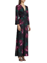 Harley Floral Beaded Maxi Dress