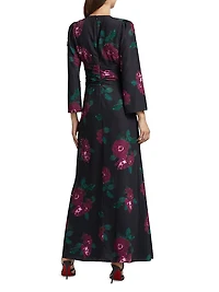 Harley Floral Beaded Maxi Dress