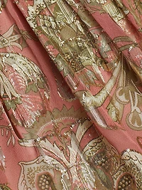 Tiana Metallic Floral Blouse