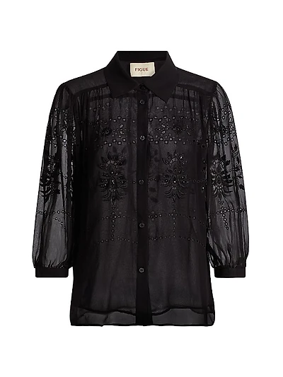 Serafina Silk Chiffon Shirt