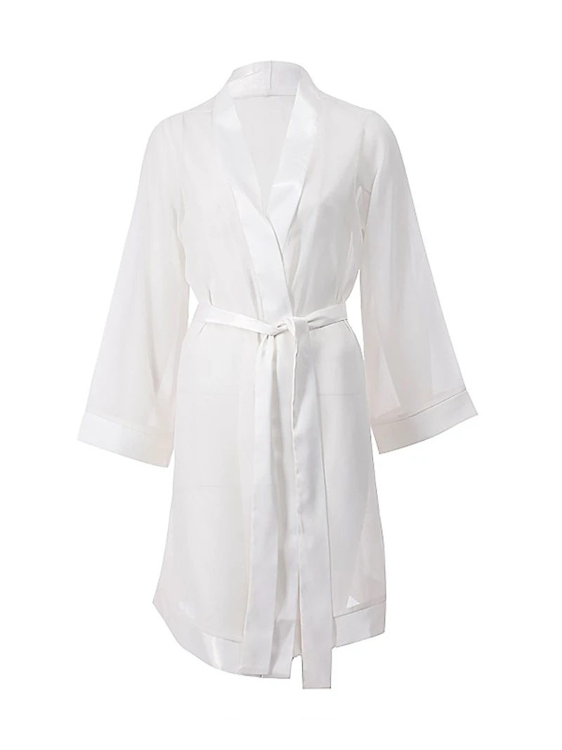 Chiffon Short Robe