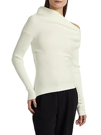 Off-the-Shoulder Sweater