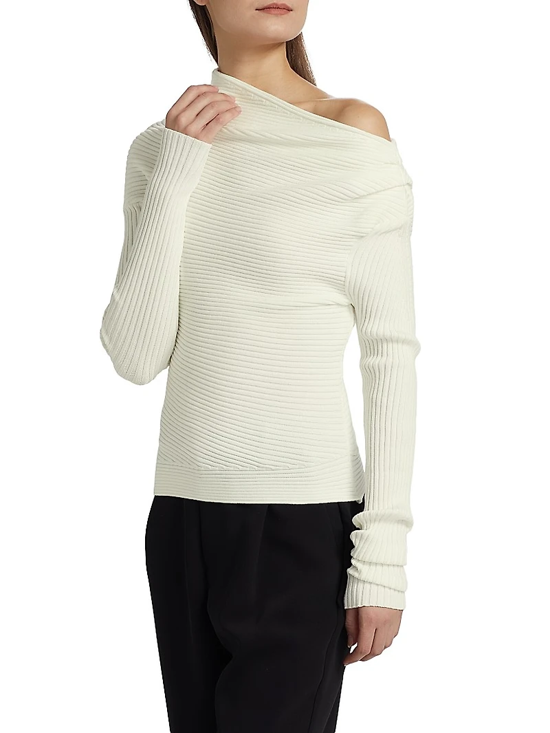 Off-the-Shoulder Sweater