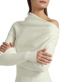 Off-the-Shoulder Sweater