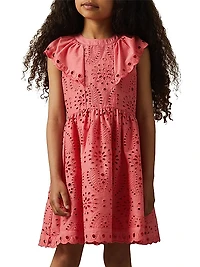 Little Girl's & Girl's Lilly Eyelet Cotton Dress