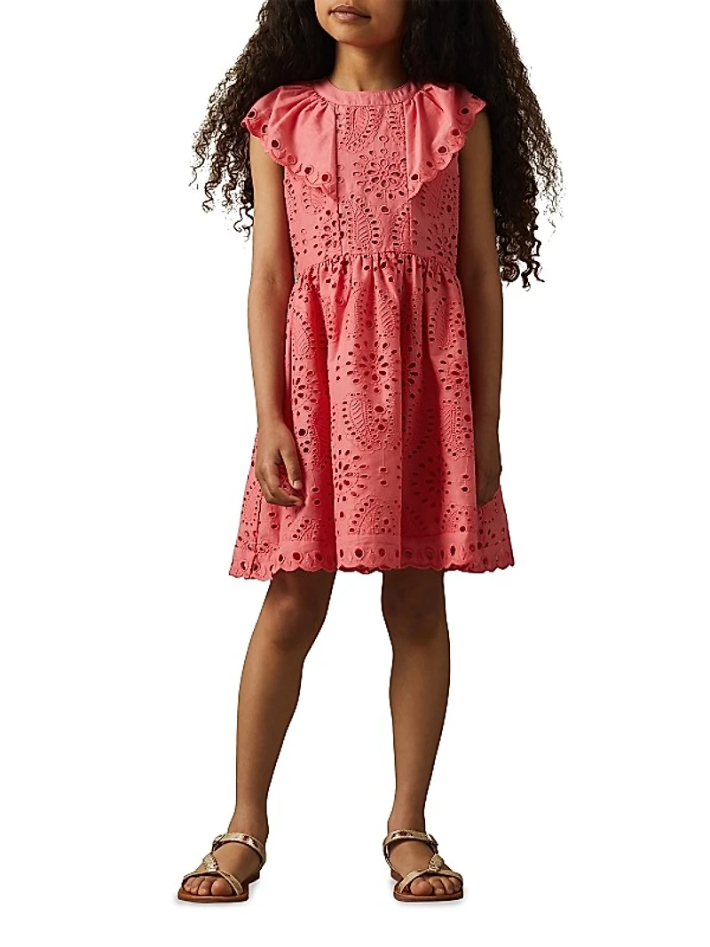 Little Girl's & Girl's Lilly Eyelet Cotton Dress