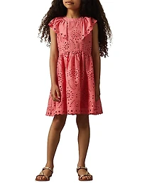 Little Girl's & Girl's Lilly Eyelet Cotton Dress