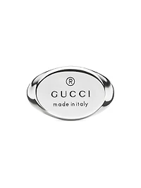 Trademark Sterling Silver Oval Signet Ring