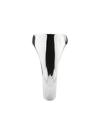 Trademark Sterling Silver Oval Signet Ring