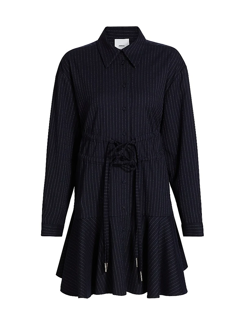 Marina Striped Shirt Minidress