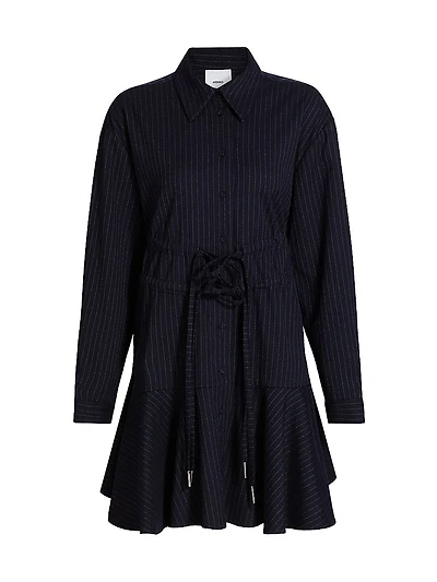 Marina Striped Shirt Minidress