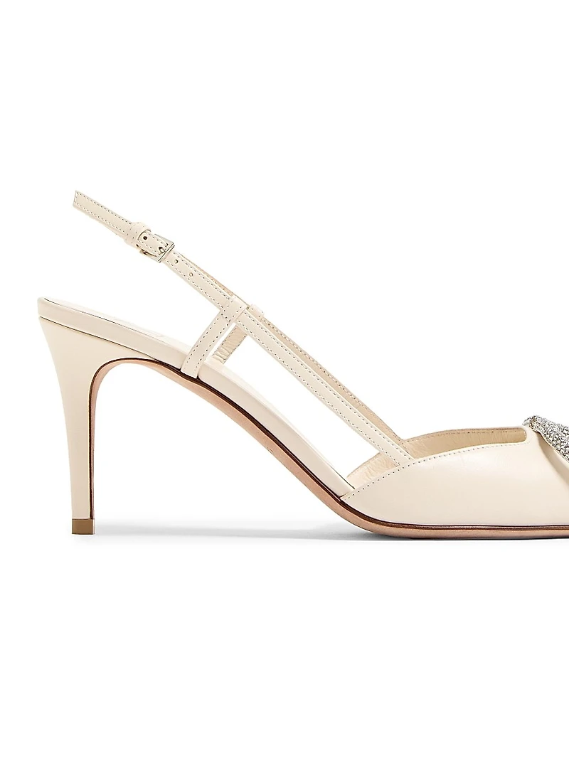VLogo Signature Slingback Pumps 80MM