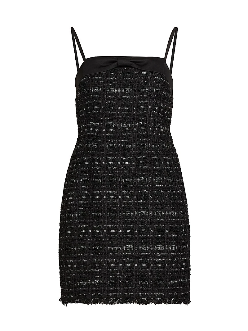 Mainline Galaxy Tweed Bow Dress