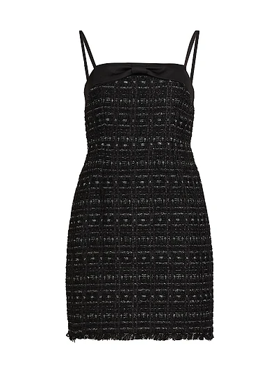 Mainline Galaxy Tweed Bow Dress