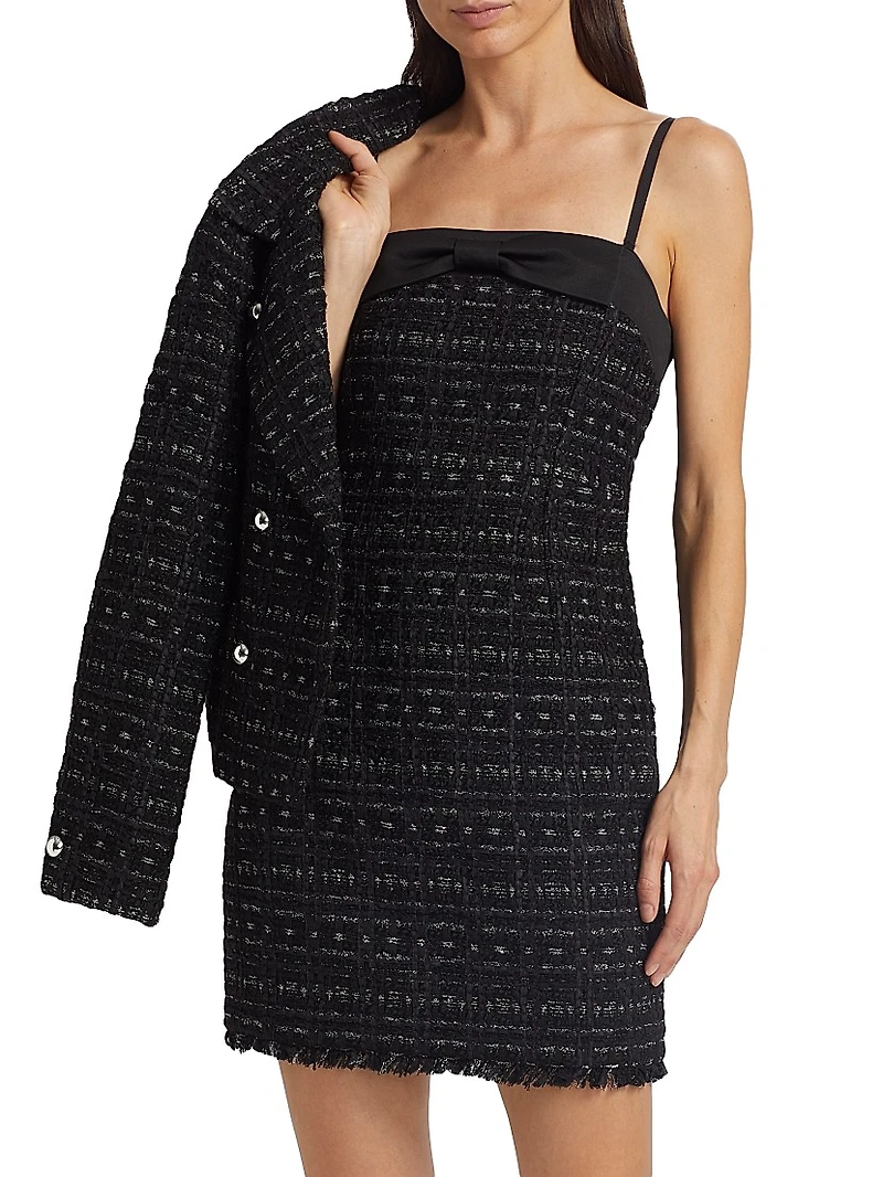 Mainline Galaxy Tweed Bow Dress